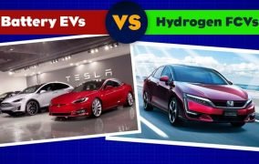 hydrogen fuel cell car vs electric car