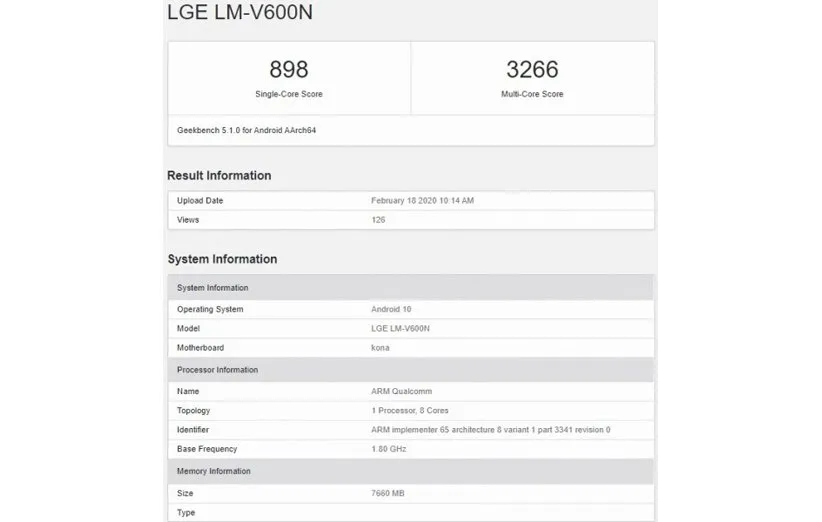 ال جی V60 ThinQ 5G