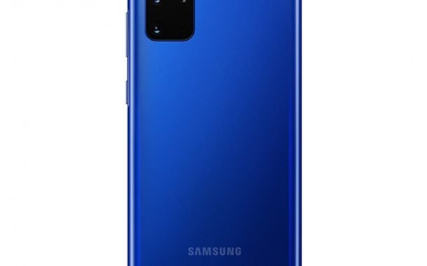 galaxy s20 in blue