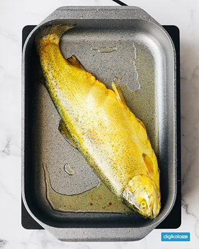 ماهی شکم پر در ماهیتابه