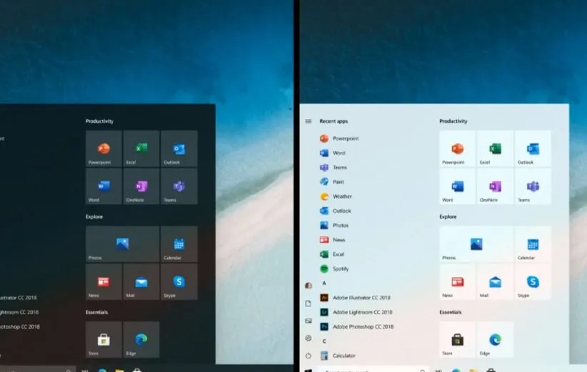 Windows 10 Start Menu
