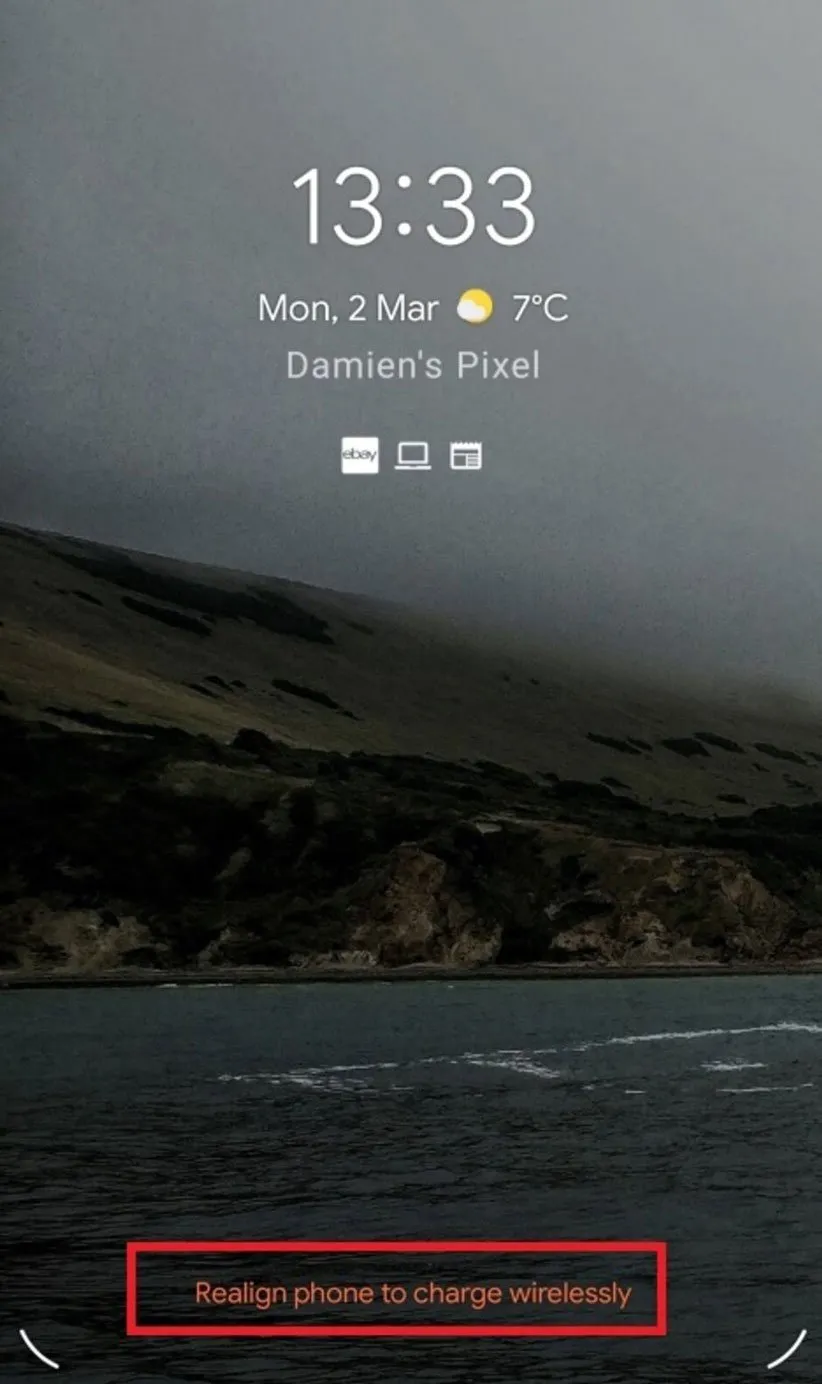 هشدار شارژ اندروید 11