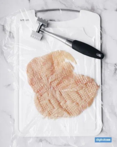 رولت سینه مرغ با اسفناج