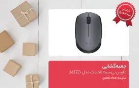 جعبه گشایی ماوس بی سیم لاجیتک مدل M170