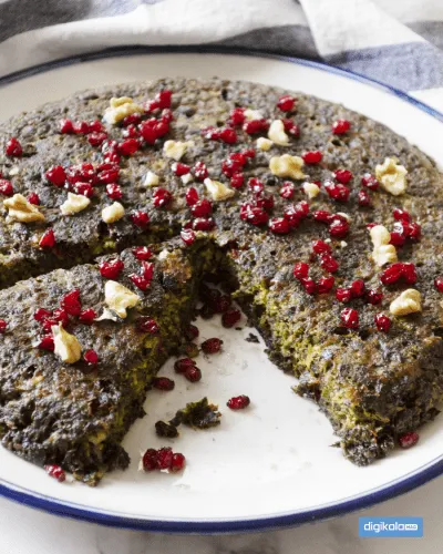 کوکو سبزی در فر