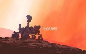 پوستر مریخ‌نورد پشتکار ناسا