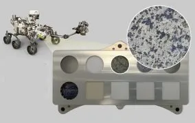 شهاب‌سنگ مریخی به عنوان نمونه‌ی کالیبراسیون در مریخ‌نورد پشتکار