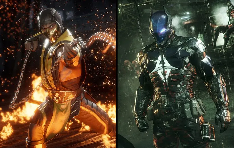 بازی Mortal Kombat و بازی Arkham Knight