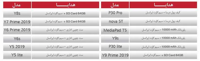 جشنواره تابستان 99 هواوی