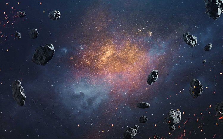 سیارک‌ها در فضا