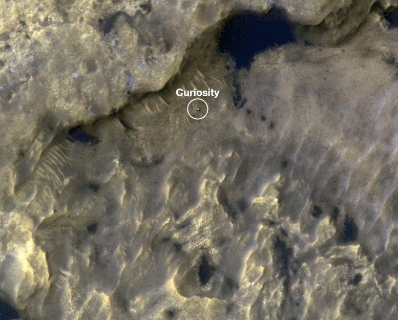 مسیر کنجکاوی در مریخ
