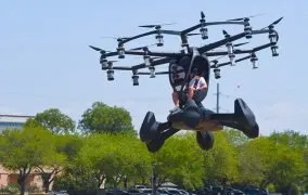 پرواز آزمایشی هواگرد لیفت هگزا