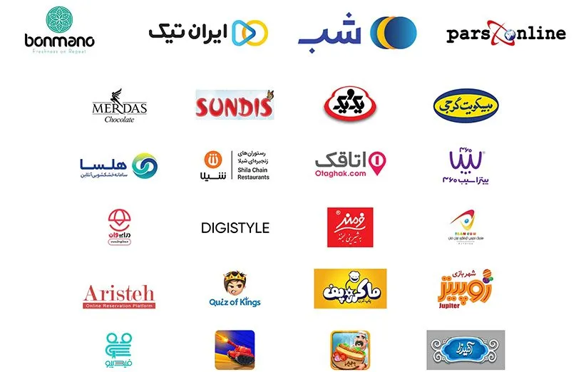 اسپانسرهای یک سالگی دیجی کلاب