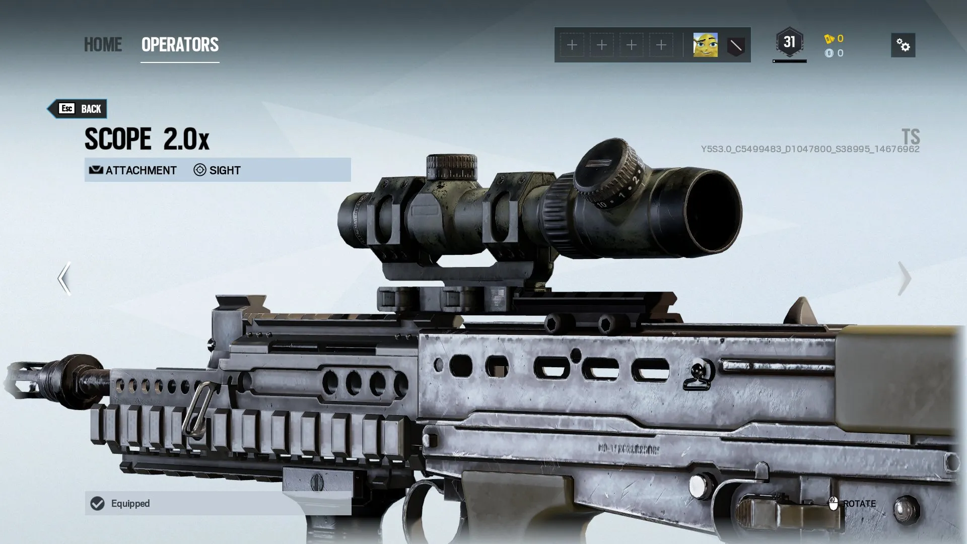 اسکوپ‌های بازی Rainbow Six Siege