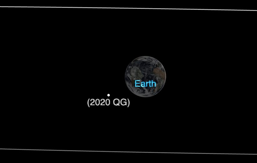 گذر سیارک QG 2020 از نزدیکی زمین