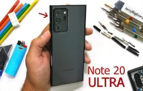 تست مقاومت گلکسی نوت 20 اولترا