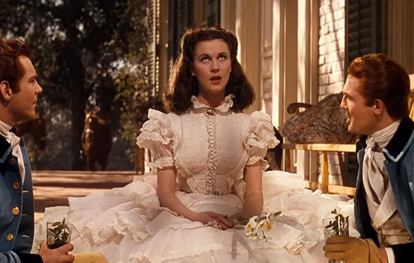 نمایی از فیلم بر باد رفته