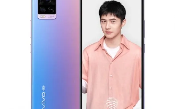 گوشی ویوو S7 5G بنفش-آبی