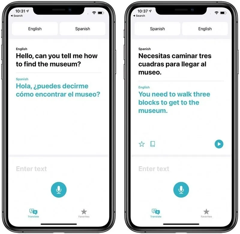 اپ Translate در iOS 14