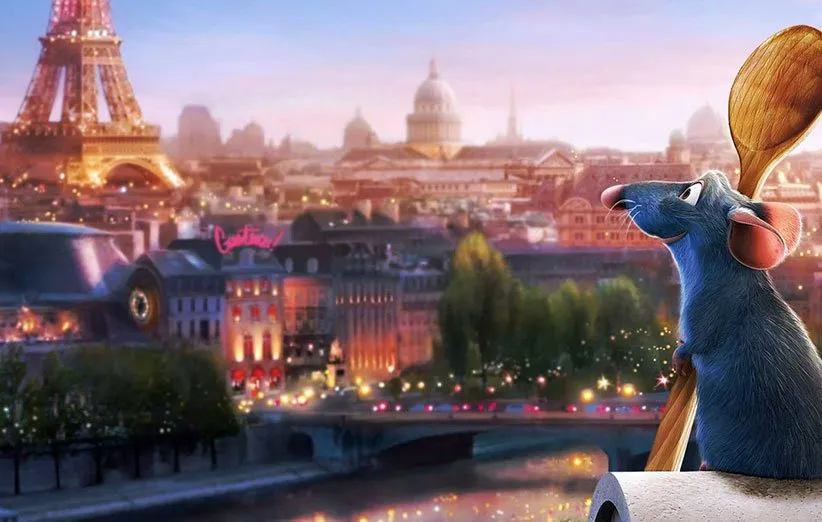 نمایی از پاریس در انیمیشن راتاتویی