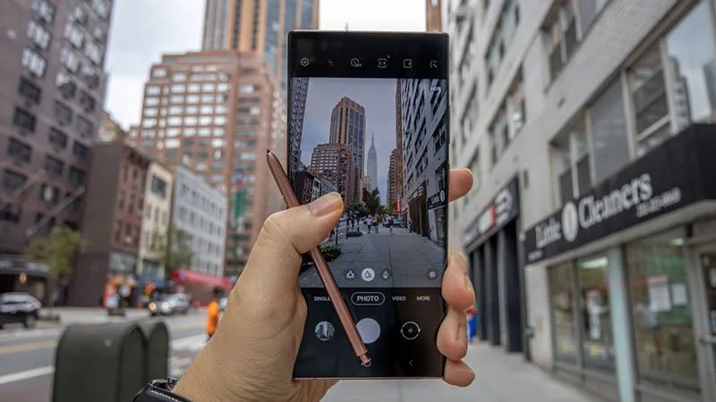 اسکرین دوربین گلکسی نوت 20 اولترا