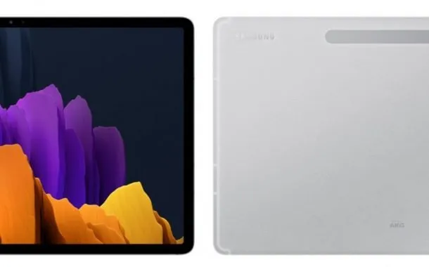 تبلت سامسونگ گلکسی تب اس 7 پلاس نقرهای