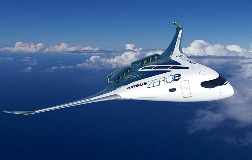 هواپیمای بال-بدنه ترکیبی ایرباس با سوخت هیدروژن