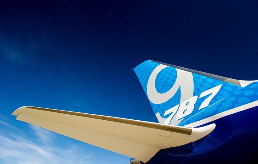 دم افقی هواپیمای بویینگ 787 دریم لاینر