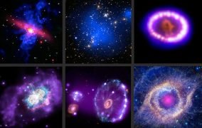 تصاویر اعماق فضا که با کمک رصدخانه‌ی چاندرا تهیه شده
