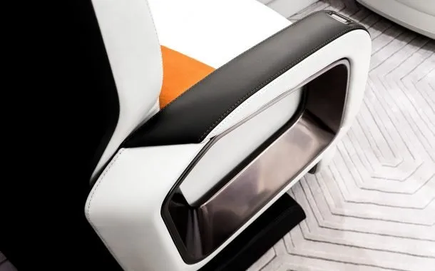 دستههای منحصربهفرد صندلیهای هواپیمای فالکون 6X