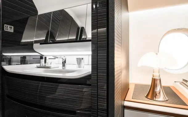 طراحی داخلی هواپیمای فالکون 6X