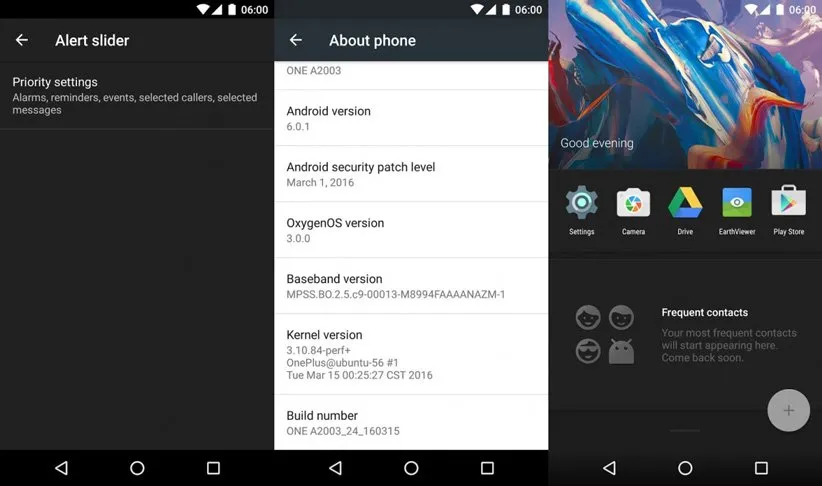 رابط کاربری وان‌پلاس