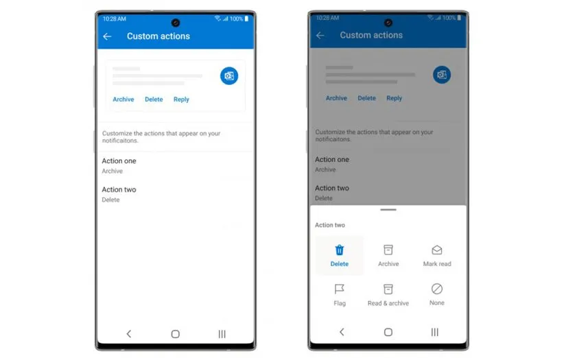 اپلیکیشن Outlook برای اندروید