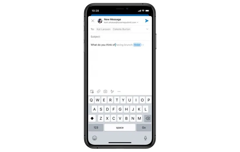 حدس کلمات Outlook
