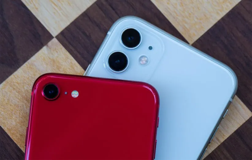 مقایسه‌ی دوربین آیفون SE 2020 با آیفون 11