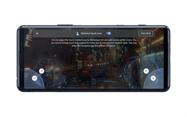 تصویری از ویژگی‌های اختصاصی گیمینگ در سونی اکسپریا 5 مارک 2