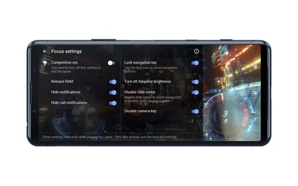 تصویری از ویژگی‌های اختصاصی گیمینگ در سونی اکسپریا 5 مارک 2