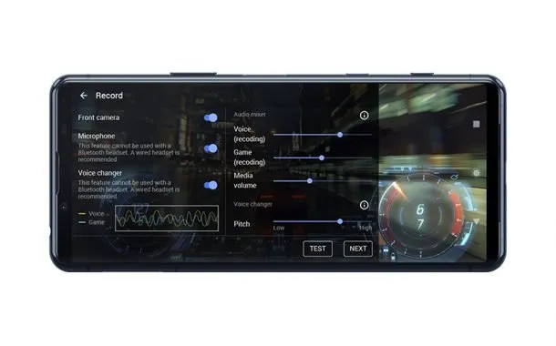 تصویری از ویژگی‌های اختصاصی گیمینگ در سونی اکسپریا 5 مارک 2