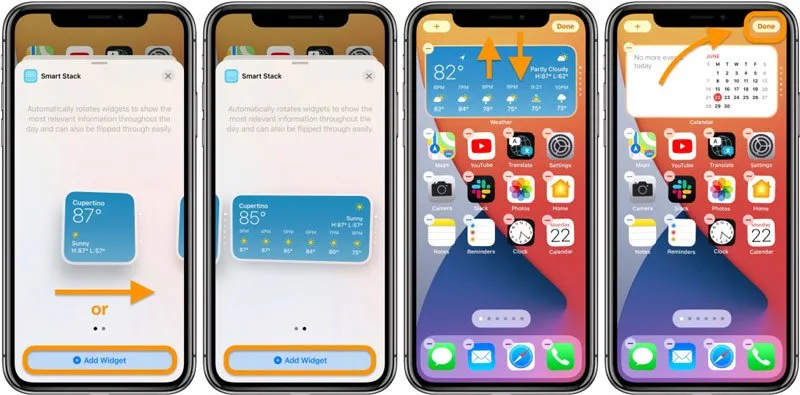 ویجتها در iOS 14