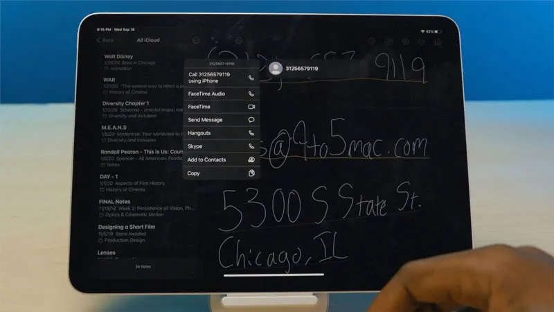 ویژگی‌های قلم Apple Pencil در iPadOS 14