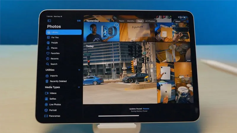 منوی کناری اپ‌ها در iPadOS 14