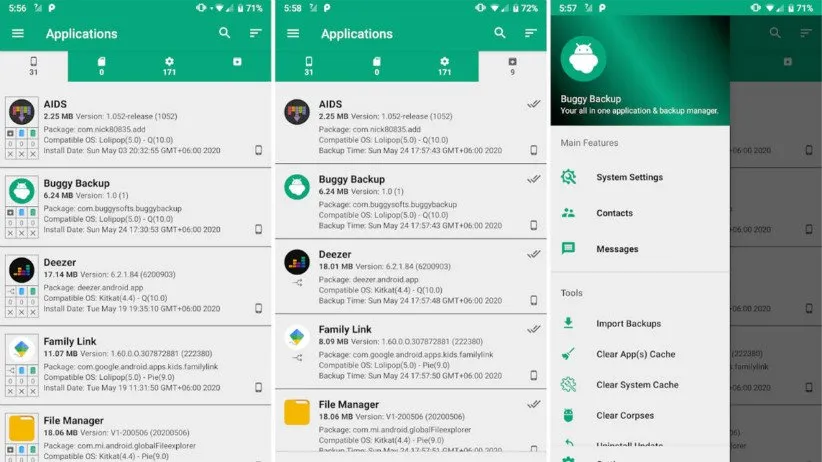اپلیکیشن Buggy Backup Pro