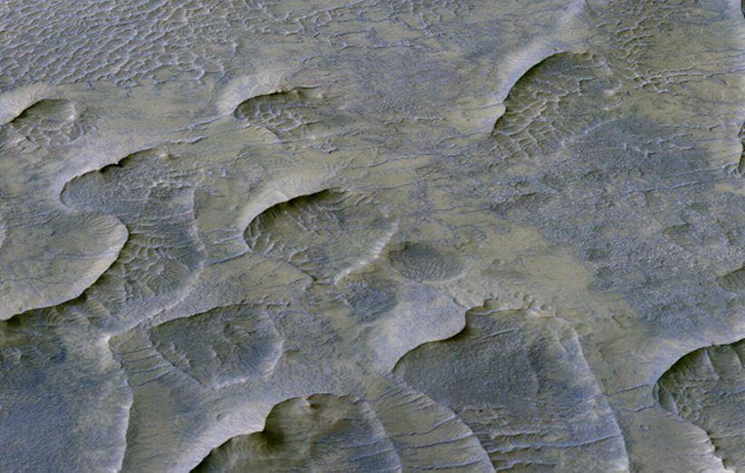 تپه‌های شنی باستانی در مریخ