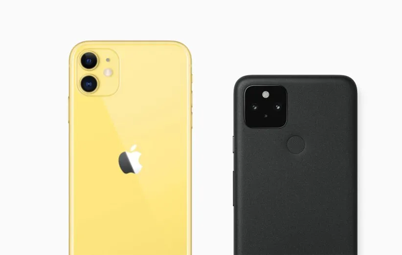 مقایسه‌ی پیکسل 5 با آیفون 11