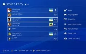 چت پارتی پلی‌استیشن