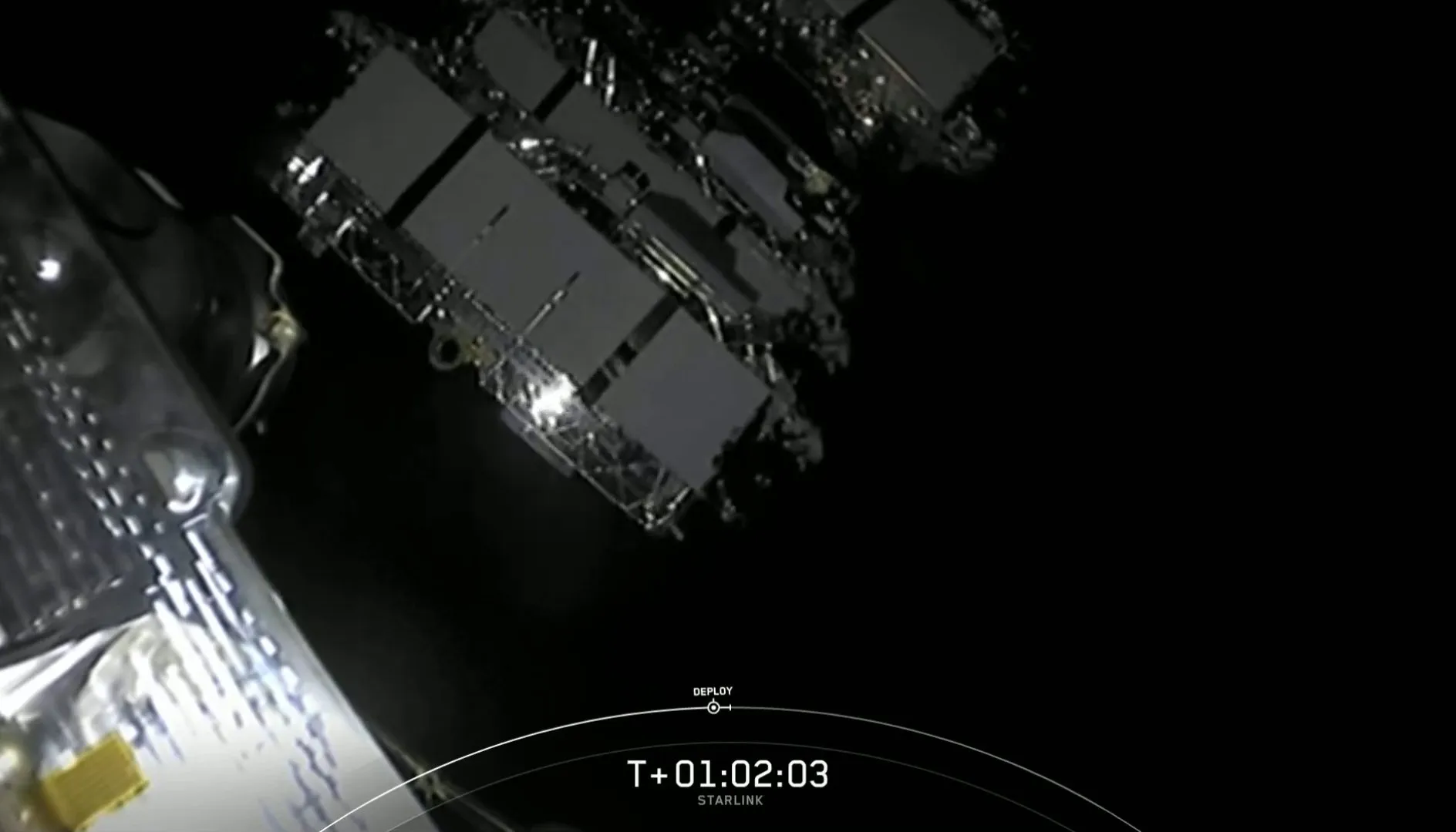 جدایش محمولهی استارلینک 12 اسپیسایکس