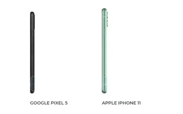 مقایسه‌ی پیکسل 5 با آیفون 11