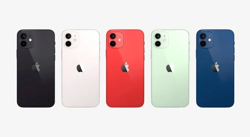 آیفون 12 در رنگ‌های مختلف