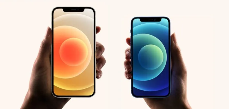 آیفون 12 مینی در کنار آیفون 12