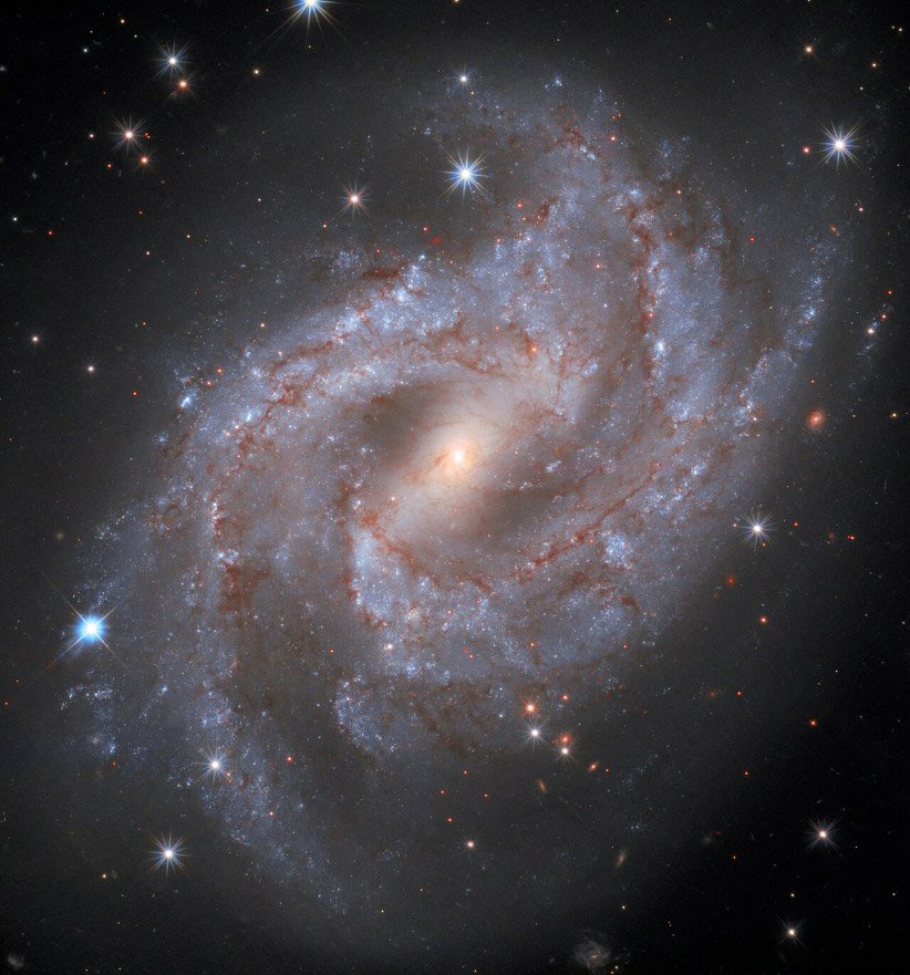 کهکشان مارپیچی NGC 2525.